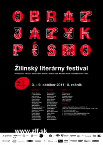 Žilinský literárny festival (plagát)